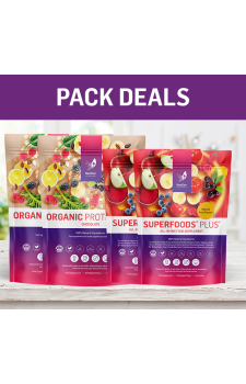 Organic ProteinMax Chocolate, 2 x Superfoods Plus - Usual SRP £157.96 - Seasonal Offer!